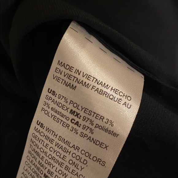 NWT CHICO’S sz.3 (16/18) Silky Black Dressy Top - Picture 7 of 7